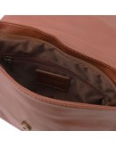 Фотография Женская кожаная сумка на плечо Tuscany Leather Bag TL141223 цвет корица