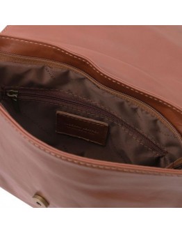 Женская кожаная сумка на плечо Tuscany Leather Bag TL141223 цвет корица