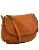 Фотография Рыжая женская кожаная сумка Tuscany Leather Bag TL141223 con