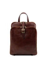 Оригинальный кожаный фирменный мужской рюкзак Tuscany leather Taipei TL141239