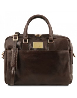 Темно-коричневая сумка портфель Tuscany Leather TL141241