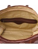 Фотография Кожаная дорожная сумка медового цвета Tuscany LeatherTL141248 Voyager