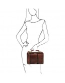 Фотография Кожаная коричневая женская сумка Tuscany Leather TL141270