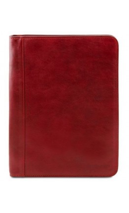 Красная кожаная папка для документов Tuscany Leather Ottavio TL141294 red