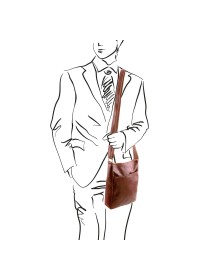 Кожаная мужская сумка через плечо Tuscany Leather TL141300