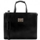 Женский черный портфель Tuscany Leather Palermo TL141343 black