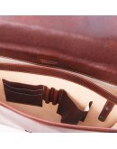 Фотография Черный мужской портфель на 2 отделения Parma Tuscany Leather TL141350