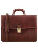 Фотография Кожаный портфель на одно отделение Tuscany Leather TL141351