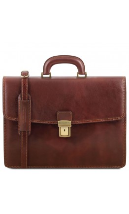Кожаный портфель на одно отделение Tuscany Leather TL141351