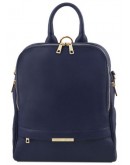 Фотография Темно-синий женский фирменный рюкзак Tuscany Leather TL141376 blue