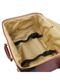 Дорожная черная сумка на колесах TL VOYAGER Tuscany Leather TL141390