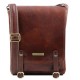 Коричневая мужская кожаная сумка на плечо Tuscany Leather TL141406