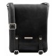 Черная мужская кожаная сумка на плечо Tuscany Leather TL141406 black