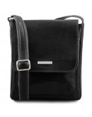 Фотография Мужская черная сумка через плечо Tuscany Leather TL141407 bl