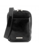 Фотография Мужская фирменная черная сумка кроссбоди Tuscany Leather TL141914 black