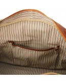 Фотография Дорожная кожаная сумка Tuscany Leather Voyager TL141422 brown