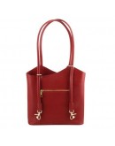 Фотография Женская кожаная красная сумка Tuscany Leather Party TL141455