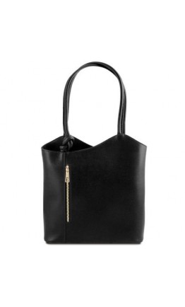 Черная кожаная женская сумка Tuscany Leather Party TL141455 black