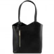 Черная кожаная женская сумка Tuscany Leather Party TL141455 black