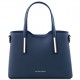 Синяя женская кожаная сумка Tuscany Leather Olimpia TL141521 blue
