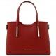 Красная женская кожаная сумка Tuscany Leather Olimpia TL141521 red