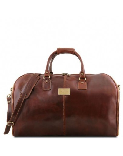 Фотография Кожаная мужская сумка для путешествийTuscany Leather Antigua TL141538 brown