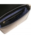 Фотография Кожаная женская сумка на плечо и в руку Tuscany Leather TL141598 Nausica black