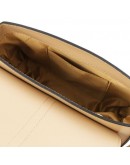 Фотография Женская бежевая кожаная сумочка Tuscany Leather TL141598 Nausica champagne