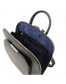 Фотография Черный женский кожаный рюкзак Tuscany Leather Olimpia TL141631