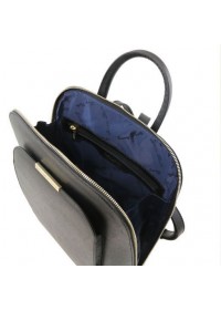 Черный женский кожаный рюкзак Tuscany Leather Olimpia TL141631