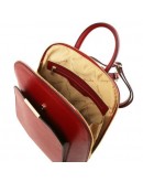 Фотография Красный рюкзак из сафьяновой кожи Tuscany Leather Olimpia TL141631 red
