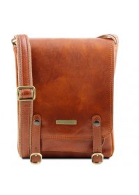 Мужская сумка на плечо медового цвета Tuscany Leather TL141406 honey