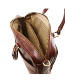 Фотография Кожаная черная сумка-портфель для ноутбука Tuscany Leather TL141660