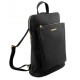 Черный кожаный женский рюкзак Tuscany Leather TL141682 black