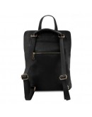 Фотография Черный кожаный женский рюкзак Tuscany Leather TL141682 black