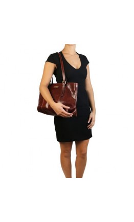 Женская кожаная фирменная сумка TUSCANY LEATHER ANNALISA TL141710