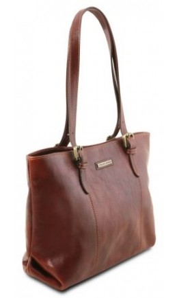 Женская кожаная фирменная сумка TUSCANY LEATHER ANNALISA TL141710