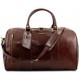 Коричневая дорожная мужская фирменная сумка Tuscany Leather Voyager TL141794