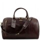 Темно-коричневая дорожная мужская фирменная сумка Tuscany Leather Voyager TL141794 bbrown