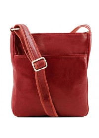 Мужская сумка на плечо красного цвета Tuscany Leather TL141300 red