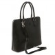 Черная фирменная женская сумка Tuscany Leather Magnolia TL141809 black