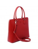 Фотография Красная женская кожаная сумка Tuscany Leather Magnolia TL141809 red