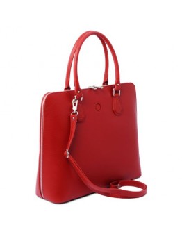 Красная женская кожаная сумка Tuscany Leather Magnolia TL141809 red