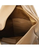 Фотография Кожаный женский фирменный рюкзак Tuscany Leather Shanghai TL141881 shamp