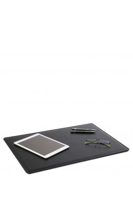 Черный кожаный фирменный коврик на рабочий стол Tuscany Lether TL141892