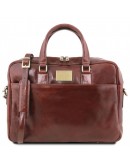 Фотография Коричневая вместительная сумка - портфель Tuscany Leather Urbino TL141894