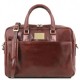 Коричневая вместительная сумка - портфель Tuscany Leather Urbino TL141894