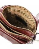 Фотография Коричневая фирменная мужская сумка на плечо Tuscany Leather LARRY TL141915 brown