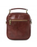Фотография Коричневая кожаная мужская сумка - барсетка Tuscany Leather TL141916 Paul brown
