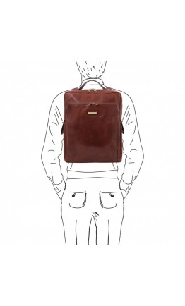 Коричневый мужской вместительный рюкзак Tuscany leather TL141987 brown2 Bangkok